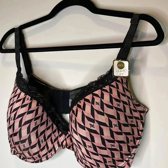 Adrienne Vittadini Pink and Black Bra - Picture 5 of 6